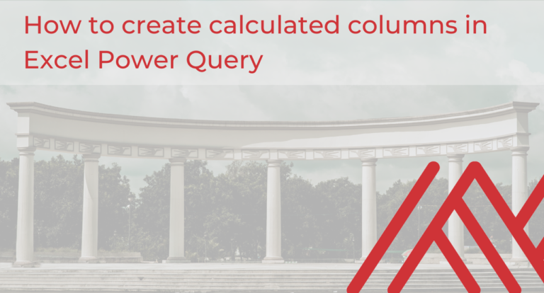 How To Create Calculated Columns In Excel Power Query Stringfest