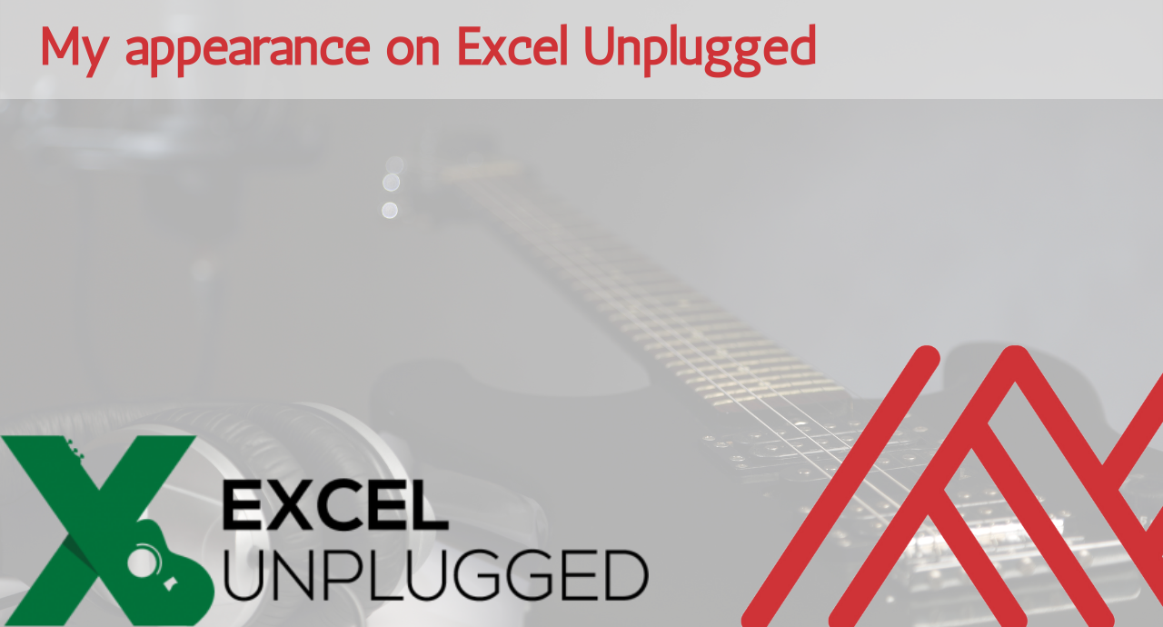 My appearance on Excel Unplugged - Stringfest Analytics