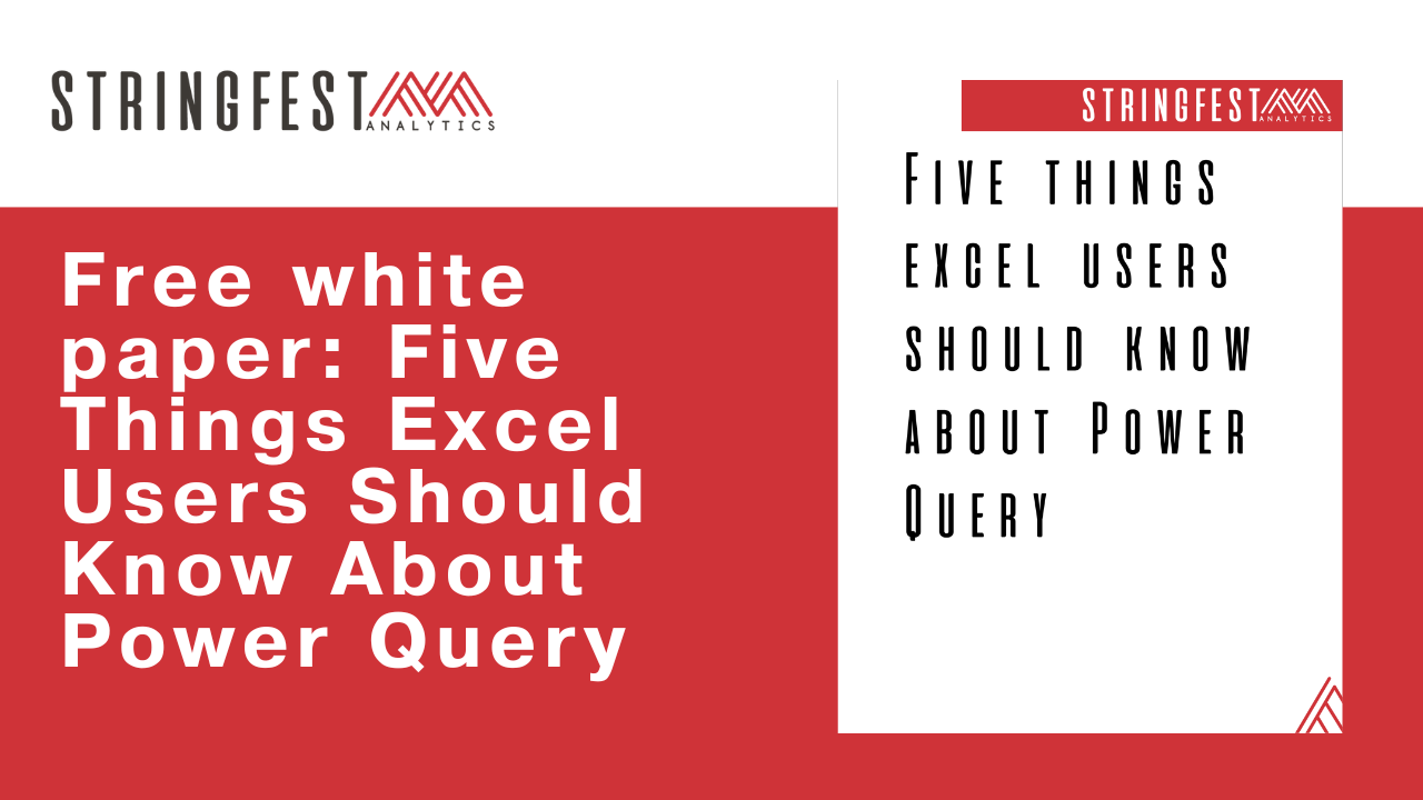 Download The Free White Paper Five Things Excel Users Should Know About Power Query