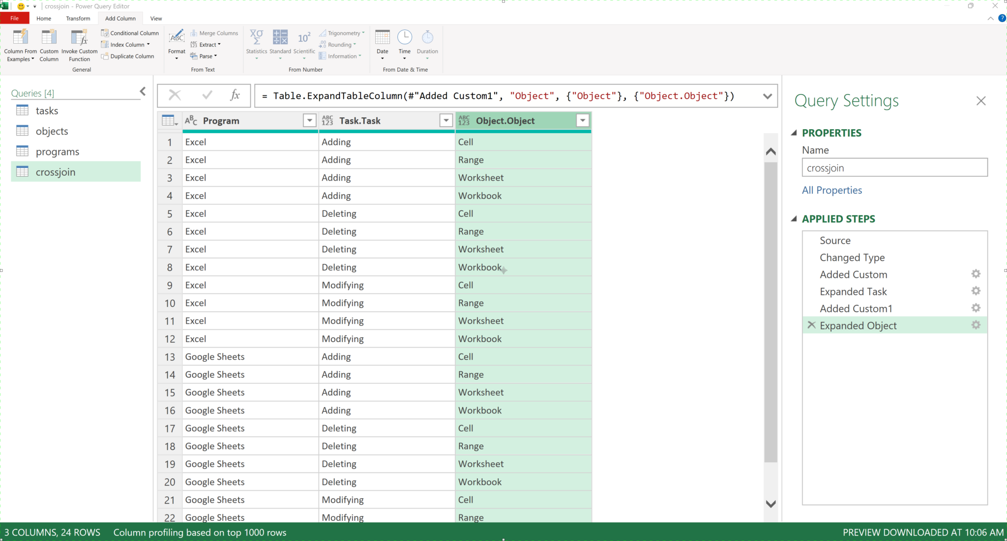 How To Do Cross Join In Power Query - Printable Timeline Templates