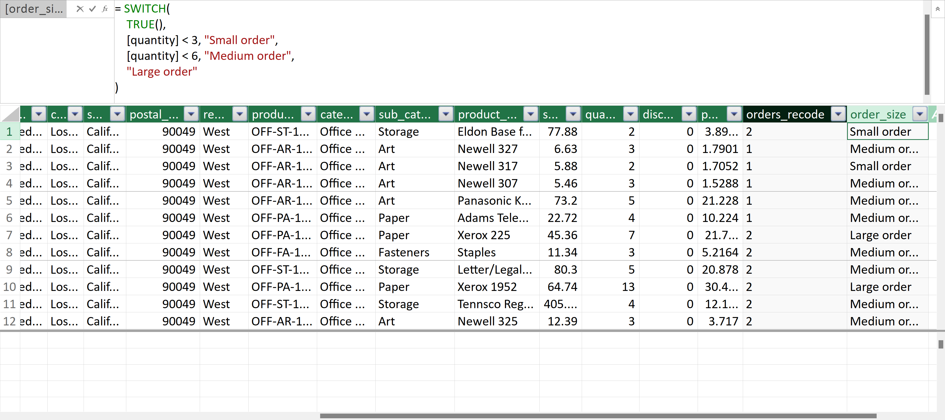 How To Use The Switch Function In Excel Power Pivot Stringfest